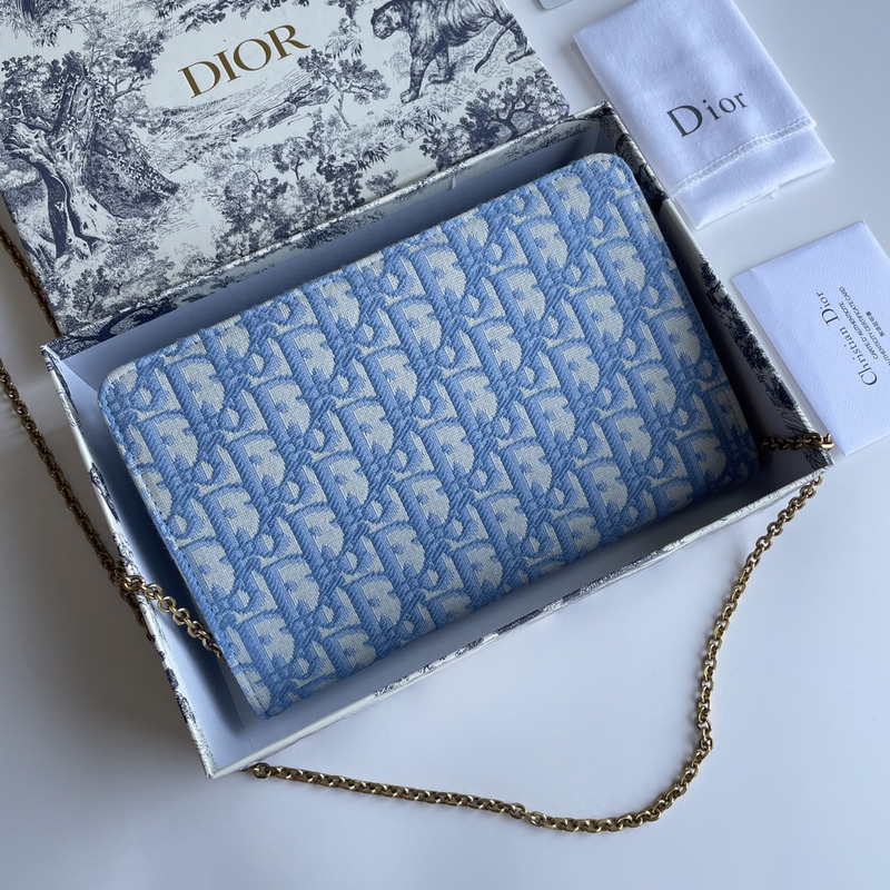D*or trotter saddle shoulder bag blue