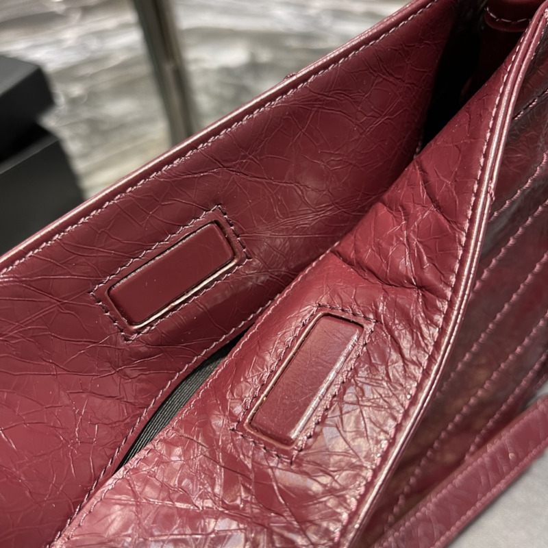 Saint Laurent Niki Medium Shopping Bag Red