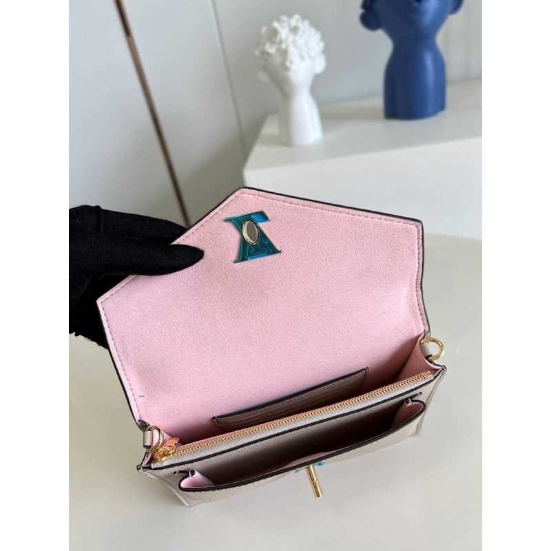 l**is V*t*n  mylockme chain bag taupe
