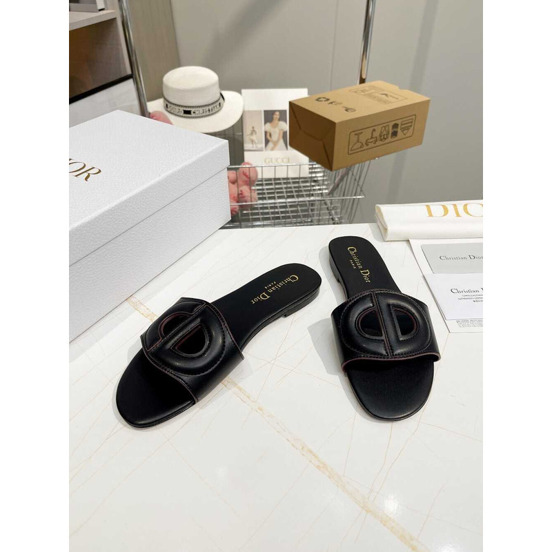 D*or d-club slide calfskin black