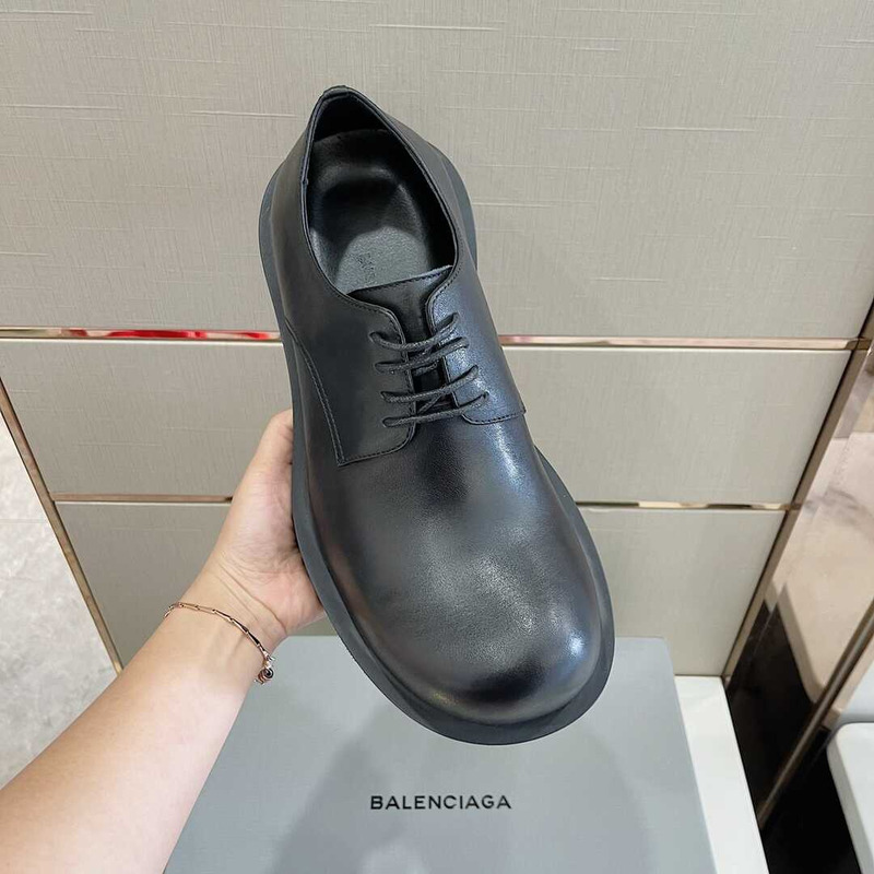 Ba*len*cia*ga rhino derby shoes black