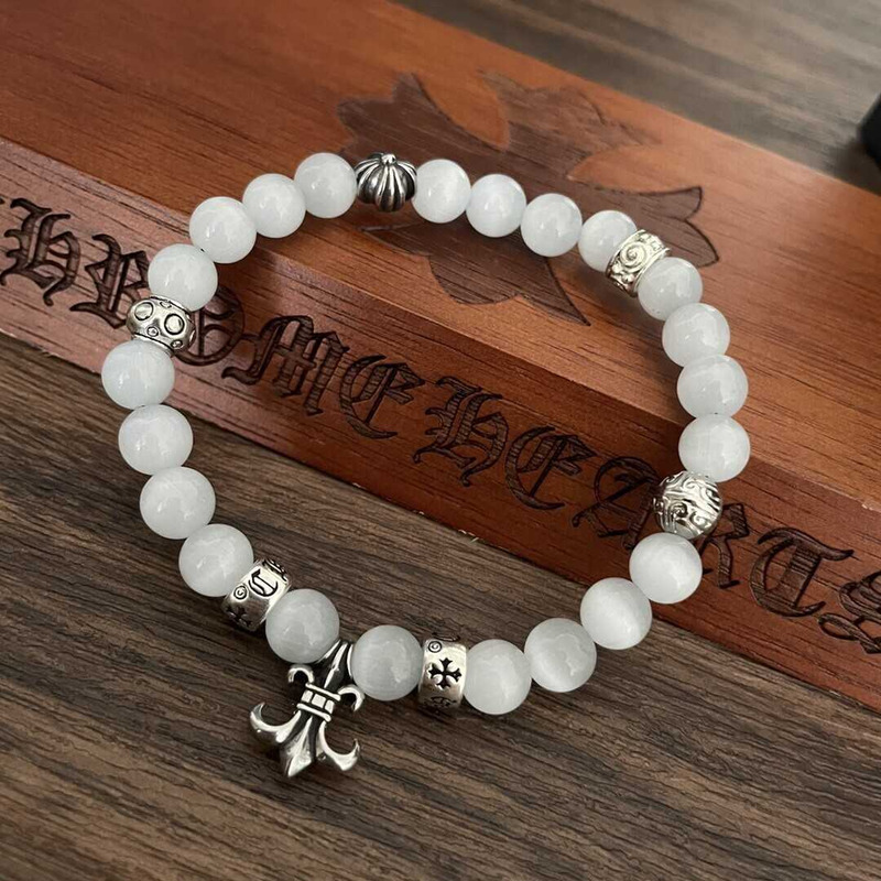 Ch*0me heart bead bracelet