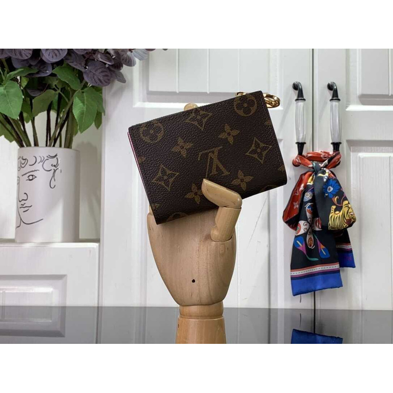 l**is V*t*n zippy wallet monogram purple