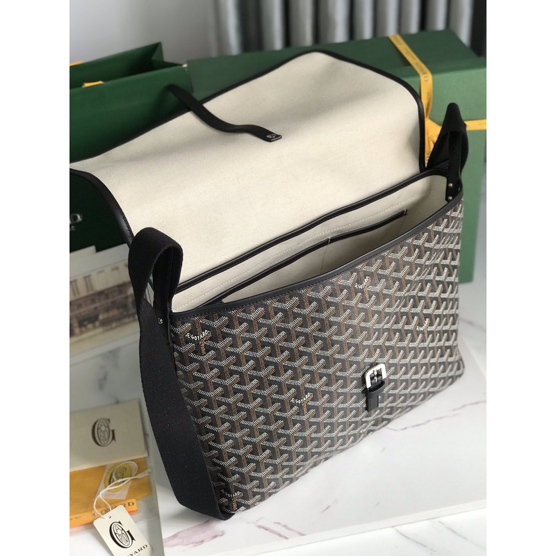 Go*ard black Go*ardine capetien messenger bag