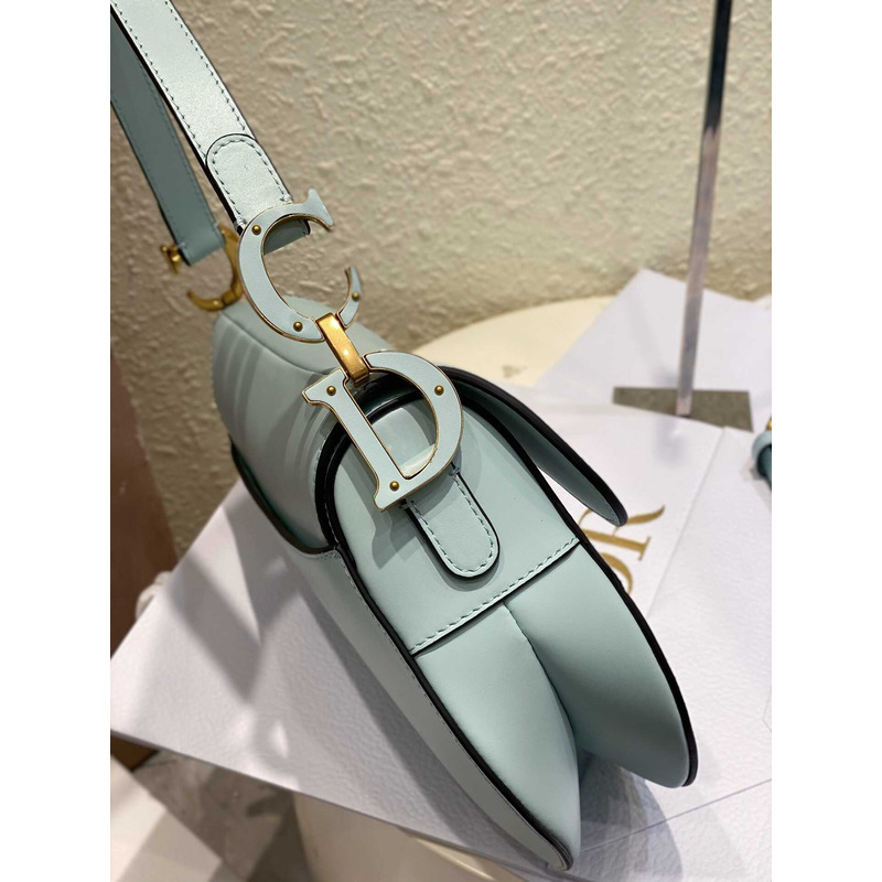 D*or saddle bag with strap placid blue
