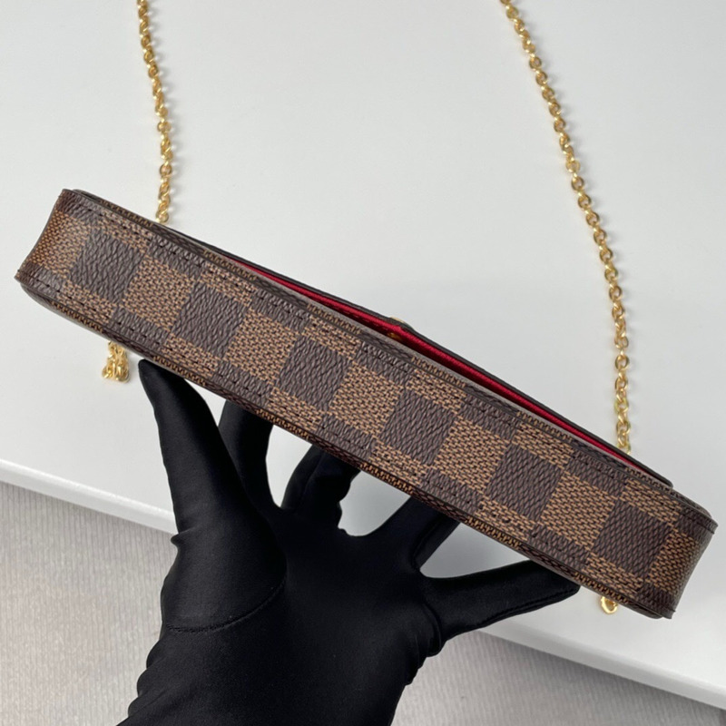 l**is V*t*n felicie pochette monogram canvas wallets