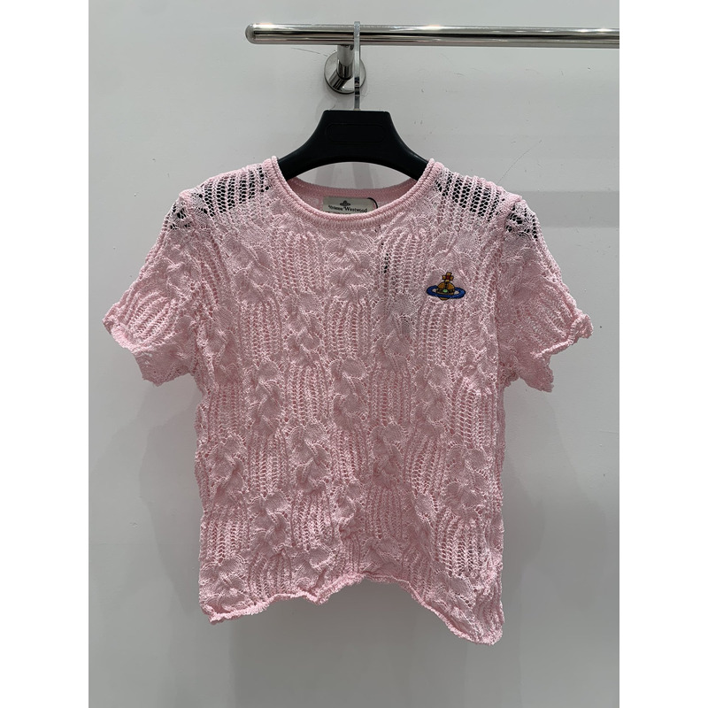 u1u1enne westwood knit top pink