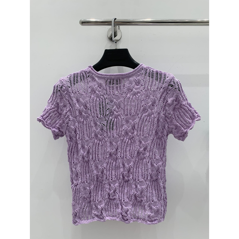 u1u1enne westwood knit top purple
