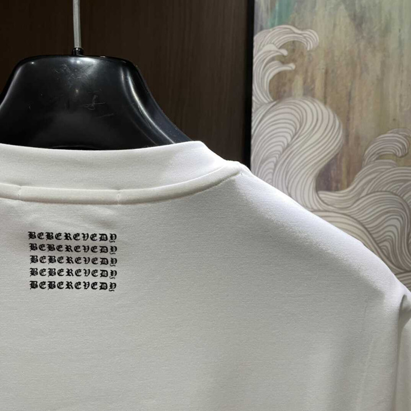 Ch*0me heart logo cotton t-shirt white