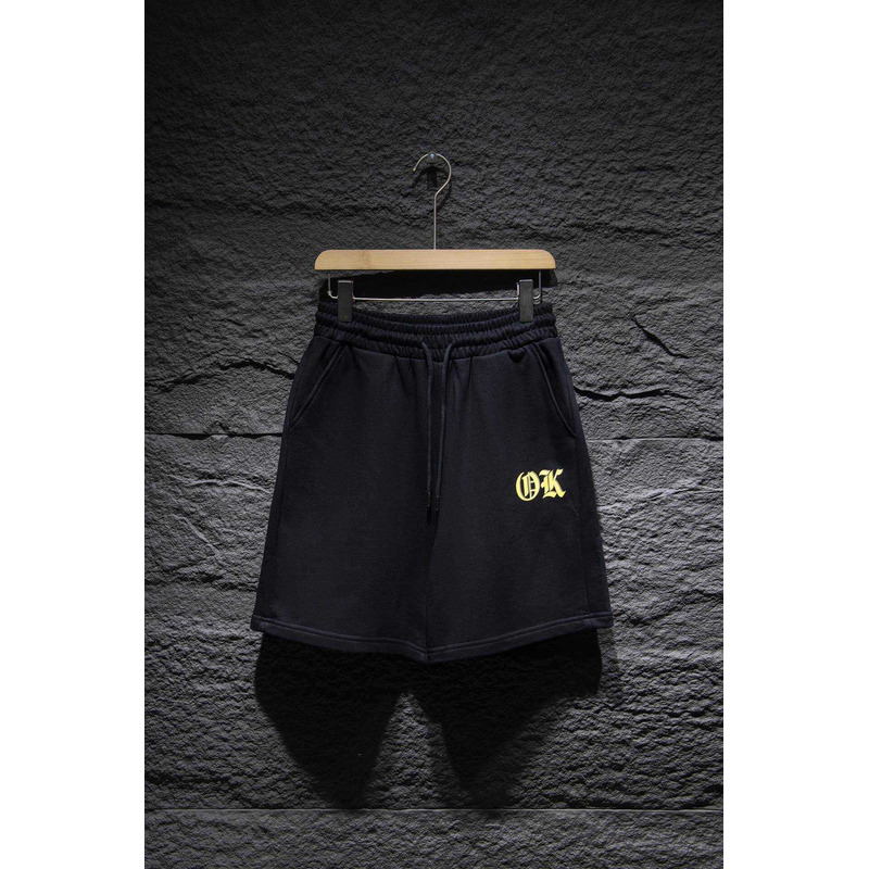 Ch*0me heart  printed cotton shorts black