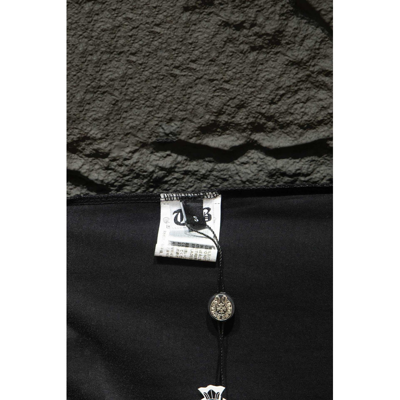 Ch*0me heart logo embroidered t-shirt black