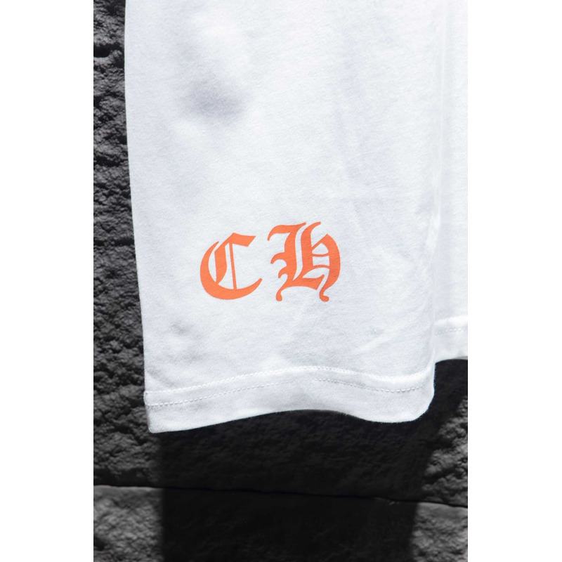 Ch*0me heart logo t-shirt cotton white