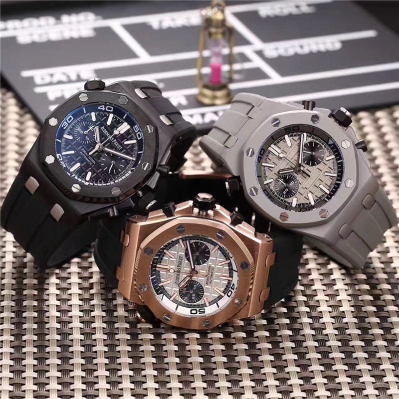 Amiri Audemars Piguet Royal Oak Offshore Jewelly Men Gold Color Dial Watch