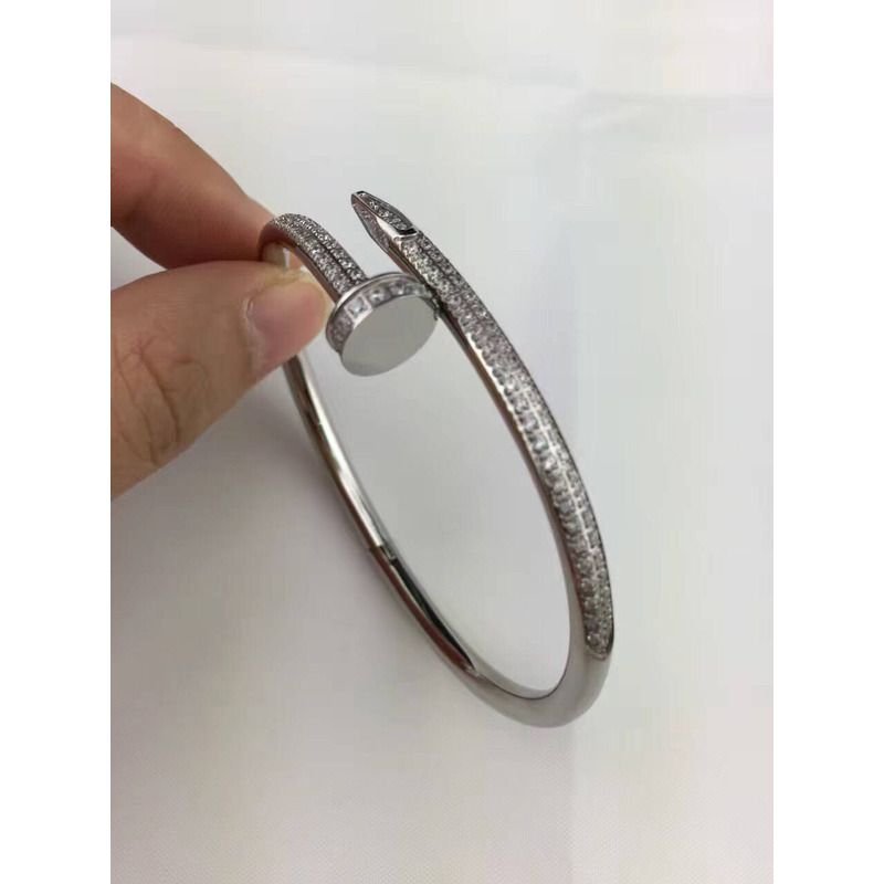 cartier juste un clou Di*m*nd bracelets silver