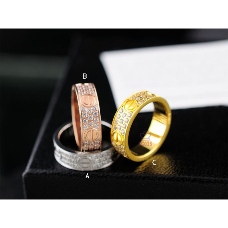 cartier love ring with Di*m*nds