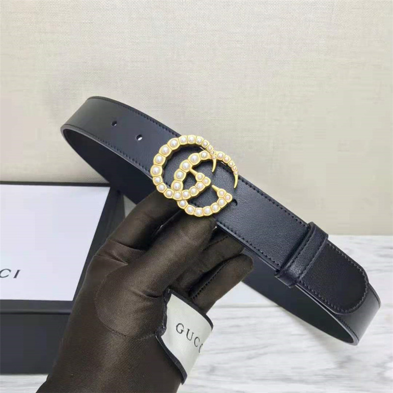 G*u*i pearl black belt